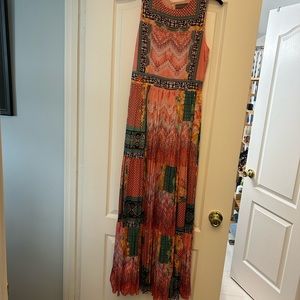 Pink Anthropologie dress BHANUNI BY JYOTI size 4 NWOT